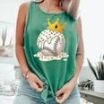 Baseball Drip Ice Cream Crown Melt Graphic Comfort Colors Tank Top Violet
