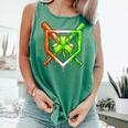Baseball Drip Ice Cream St Patricks Day Shamrock Comfort Colors Tank Top Violet Baseball Drip Ice Cream St Patricks Day Shamrock Comfort Colors Tank Top Violet