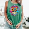 Baseball Drip Jersey Number 67 For Players & 67th Birthday Premium Tri-Blend Comfort Colors Tank Top Violet Baseball Drip Jersey Number 67 For Players & 67th Birthday Premium Tri-Blend Comfort Colors Tank Top Violet