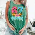 Baseball Drip Number 67 Player Trendy 6 7 Meme Comfort Colors Tank Top Violet Baseball Drip Number 67 Player Trendy 6 7 Meme Comfort Colors Tank Top Violet