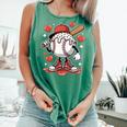 Baseball Drip Valentine Boys Women Men Hearts Sport Love Comfort Colors Tank Top Violet