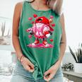 Baseball Drip Valentine Sports Vday Ice Cream Drip Heart Comfort Colors Tank Top Violet