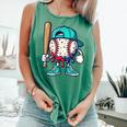 Baseball Drippy Style Apparel For Boys Youth Drip Baseball Comfort Colors Tank Top Violet Baseball Drippy Style Apparel For Boys Youth Drip Baseball Comfort Colors Tank Top Violet