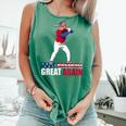 Make Baseball Great Again Donald Trump Baseball Comfort Colors Tank Top Violet