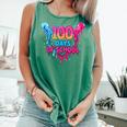 Baseball Ice Cream Drip 100 Days Of School Boys Girls 100th Comfort Colors Tank Top Violet