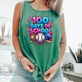 Baseball Ice Cream Drip 100 Days Of School Student Teacher Comfort Colors Tank Top Violet