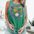 Baseball Ice Cream Drip Boys Mardi Gras Carnival Party Mask Comfort Colors Tank Top Violet Baseball Ice Cream Drip Boys Mardi Gras Carnival Party Mask Comfort Colors Tank Top Violet
