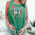 Baseball Ice Cream Drip Number 67 Player Six Seven Meme 6 7 Comfort Colors Tank Top Violet Baseball Ice Cream Drip Number 67 Player Six Seven Meme 6 7 Comfort Colors Tank Top Violet