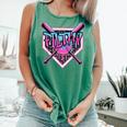 Baseball Ice Cream Drip Pitcher Filthy Comfort Colors Tank Top Violet