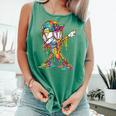 Baseball Ice Cream Dripping Dabbing Baseball Drip Comfort Colors Tank Top Violet