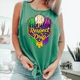 Baseball Ice Cream Respect The Drip Mardi Gras Carnival Boys Comfort Colors Tank Top Violet Baseball Ice Cream Respect The Drip Mardi Gras Carnival Boys Comfort Colors Tank Top Violet
