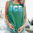 Baseball ICE Ice Cream Drip Baseball Drip Baseball Comfort Colors Tank Top Violet