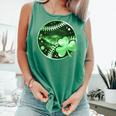 Baseball Irish Shamrock Lucky Clover St Patricks Day Boys Comfort Colors Tank Top Violet