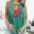 Baseball Lifestyle Drip Icecream Comfort Colors Tank Top Violet