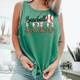 Baseball Lolo Women BallPark Lolo Baseball Mom Mother's Day Comfort Colors Tank Top Violet