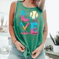 Baseball Love Drip Ice Cream Colorful Baseball Comfort Colors Tank Top Violet