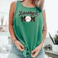 Baseball Mom Baseball Comfort Colors Tank Top Violet