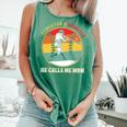 Baseball Mom I Created A Monster He Calls Me Mom Comfort Colors Tank Top Violet