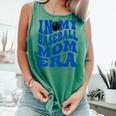 In My Baseball Mom Ear Blue Comfort Colors Tank Top Violet In My Baseball Mom Ear Blue Comfort Colors Tank Top Violet