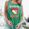 Baseball Mom Headband Leopard Baseball Ball Mother's Day Comfort Colors Tank Top Violet