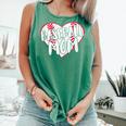 Baseball Mom Heart Comfort Colors Tank Top Violet Baseball Mom Heart Comfort Colors Tank Top Violet