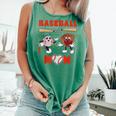 Baseball Mom Heart Baseball Mama Mother's Day Comfort Colors Tank Top Violet Baseball Mom Heart Baseball Mama Mother's Day Comfort Colors Tank Top Violet