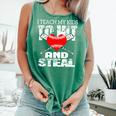 Baseball Mom Humor I Teach My Kids To Hit And Steal Comfort Colors Tank Top Violet Baseball Mom Humor I Teach My Kids To Hit And Steal Comfort Colors Tank Top Violet