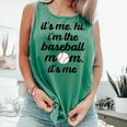 Baseball Mom It's Me Hi It's Me I'm The Baseball Mom Comfort Colors Tank Top Violet Baseball Mom It's Me Hi It's Me I'm The Baseball Mom Comfort Colors Tank Top Violet