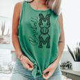 Baseball Mom Leopard Comfort Colors Tank Top Violet