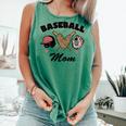 Baseball Mom Leopard Heart Game Day Love Mommy Comfort Colors Tank Top Violet