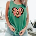 Baseball Mom Leopard Heart Valentine Day Mother Day Comfort Colors Tank Top Violet
