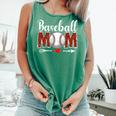 Baseball Mom Leopard Sports Players Mother's Day Comfort Colors Tank Top Violet