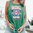 Baseball Mom Loud & Proud Since 1970 Comfort Colors Tank Top Violet
