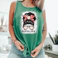 Baseball Mom Messy Bun Hair Player Mom Comfort Colors Tank Top Violet Baseball Mom Messy Bun Hair Player Mom Comfort Colors Tank Top Violet