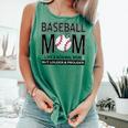 Baseball Mom Not Like a Normal Mom Baseball Mama Comfort Colors Tank Top Violet