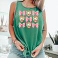 Baseball Mom Sister Tween Teen Girl Girly Pink Bow Preppy Comfort Colors Tank Top Violet