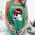 Baseball Mom Skull Sports Skeleton Comfort Colors Tank Top Violet Baseball Mom Skull Sports Skeleton Comfort Colors Tank Top Violet