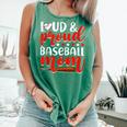 Baseball Mom Sport Mommy Baseball Mama Mother's Day Comfort Colors Tank Top Violet