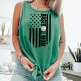 Baseball Mom USA Flag Baseball Mama Day Vibes Mama Comfort Colors Tank Top Violet