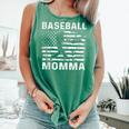 Baseball Momma Mom USA Flag 4th Of July Comfort Colors Tank Top Violet Baseball Momma Mom USA Flag 4th Of July Comfort Colors Tank Top Violet