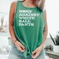 Baseball Moms Against Ball Pants Comfort Colors Tank Top Violet