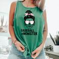 Baseball Momster Messy Bun Skull Mom For Women Halloween Comfort Colors Tank Top Violet Baseball Momster Messy Bun Skull Mom For Women Halloween Comfort Colors Tank Top Violet