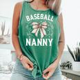 Baseball Nanny Baseball Coquette Bow Comfort Colors Tank Top Violet Baseball Nanny Baseball Coquette Bow Comfort Colors Tank Top Violet
