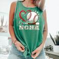 Baseball Nona Family Matching Cute Baseball Lover Comfort Colors Tank Top Violet
