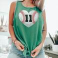Baseball Number 11 Distressed Heart For Baseball Moms Comfort Colors Tank Top Violet Baseball Number 11 Distressed Heart For Baseball Moms Comfort Colors Tank Top Violet