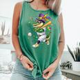 Baseball Player Mardi Gras Alligator Carnival Costume Beads Comfort Colors Tank Top Violet Baseball Player Mardi Gras Alligator Carnival Costume Beads Comfort Colors Tank Top Violet
