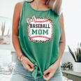 Baseball-Shirt Women Girls Mama Baseball Mom Comfort Colors Tank Top Violet