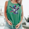 Baseball Skeleton Ice Cream Drip Baseball Boys Youth Comfort Colors Tank Top Violet