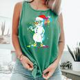Baseball Snowman Drip Cool Christmas Men Boys Girls Comfort Colors Tank Top Violet