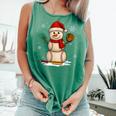 Baseball Snowman Merry Christmas Holiday Sports Xmas Pajamas Comfort Colors Tank Top Violet Baseball Snowman Merry Christmas Holiday Sports Xmas Pajamas Comfort Colors Tank Top Violet
